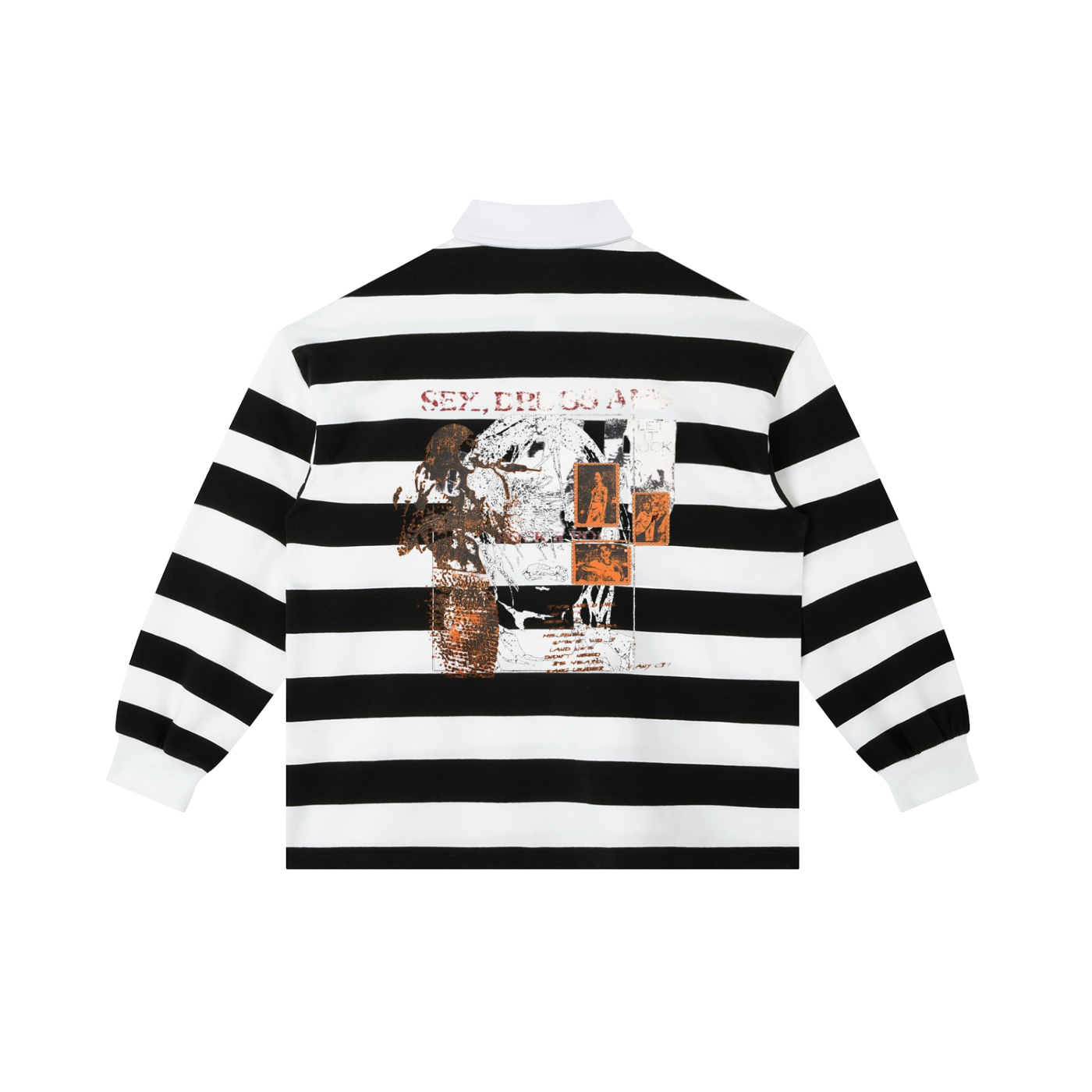 Color Block Stripe Polo Shirt