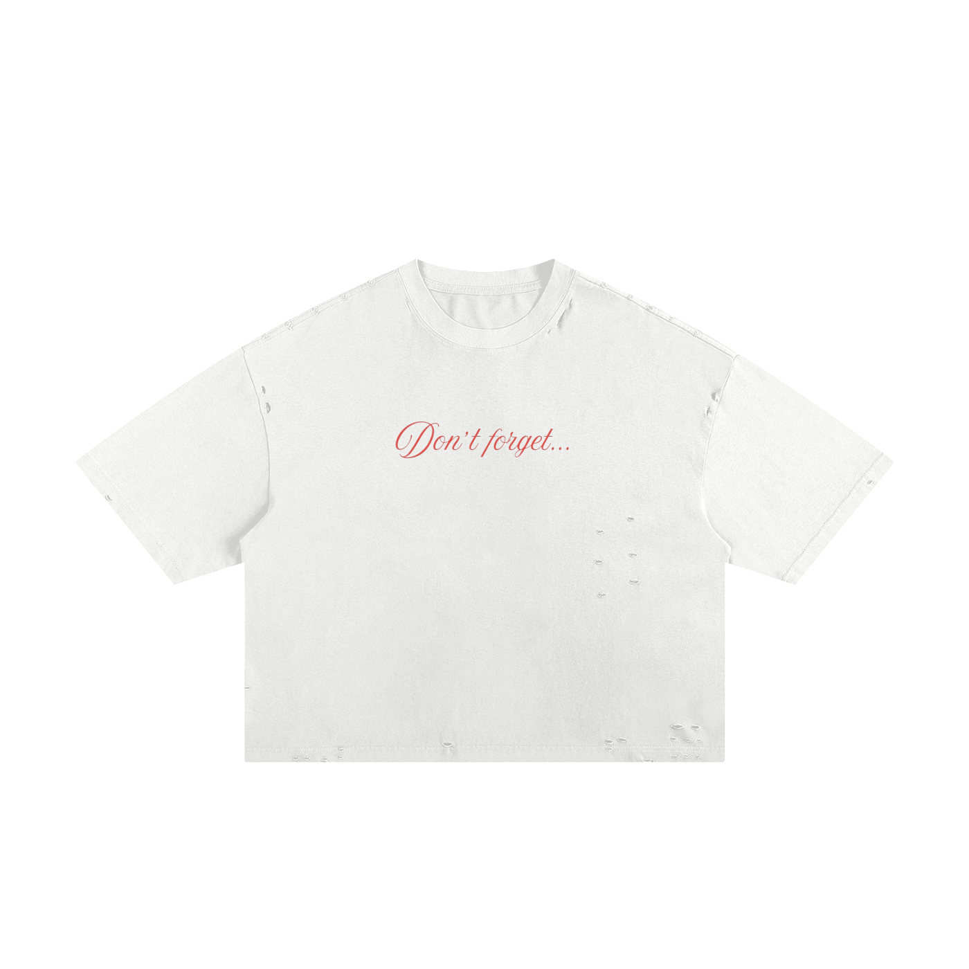 Classic Frayed Boxy Tee