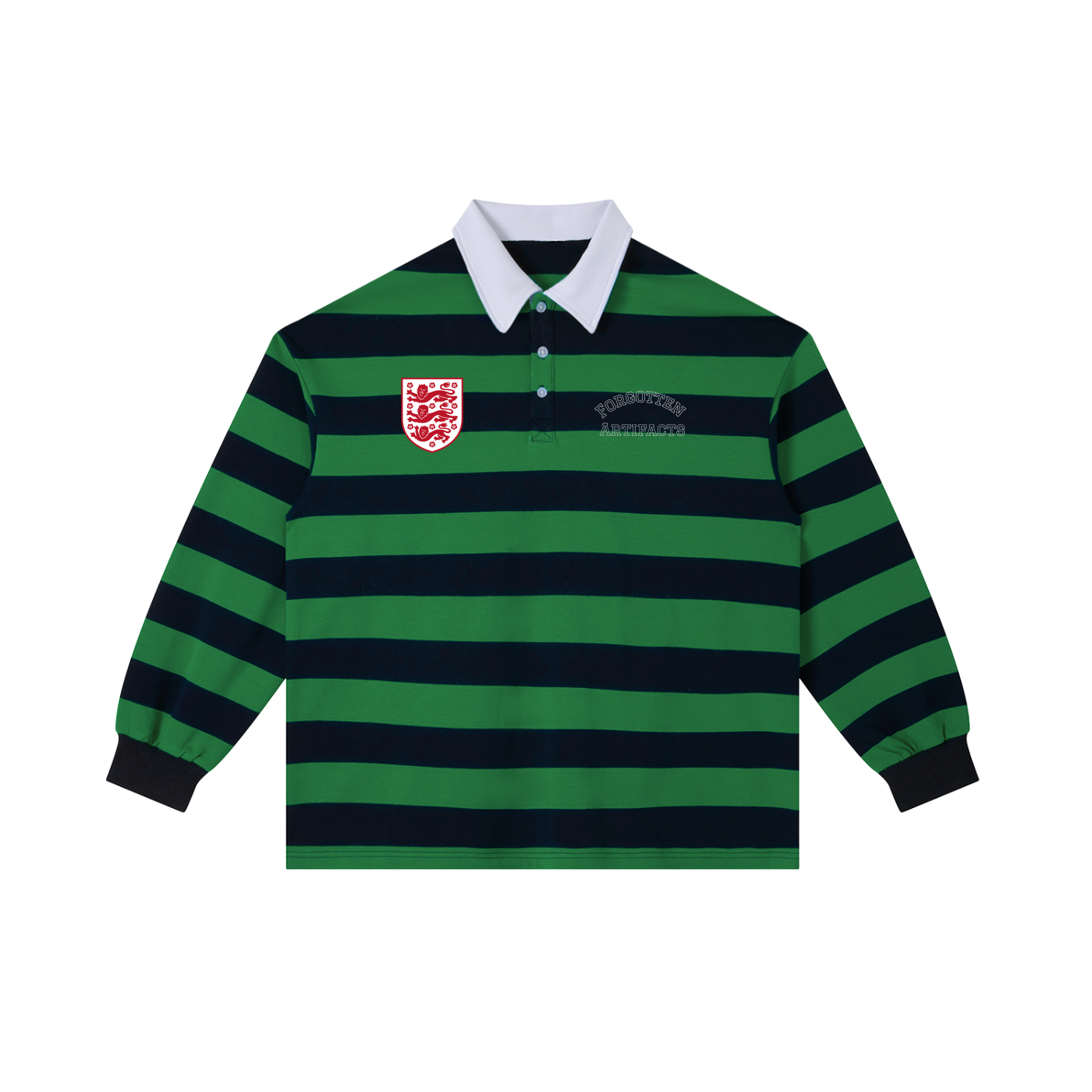 Color Block Stripe Polo Shirt